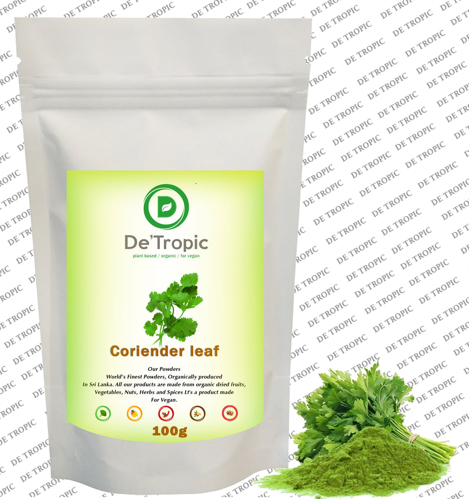 Detropic, Coriander Leaf Powder, Freeze Dried, 100% Pure Premium Quality 100g