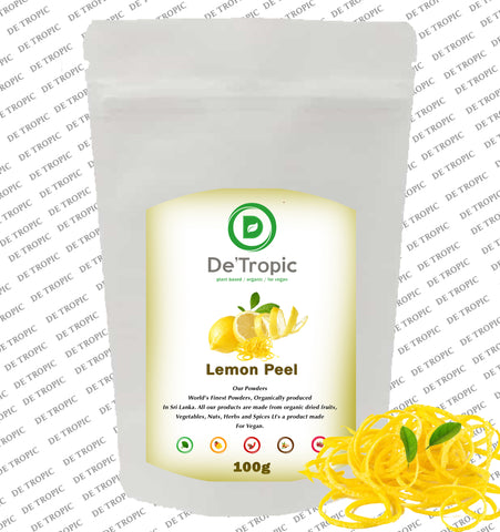 Detropic Lemon Peel powder, Freeze dried 100g