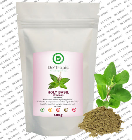 Detropic Thulsi | Holy Basil Powder- Ocimum Sanctum 100g