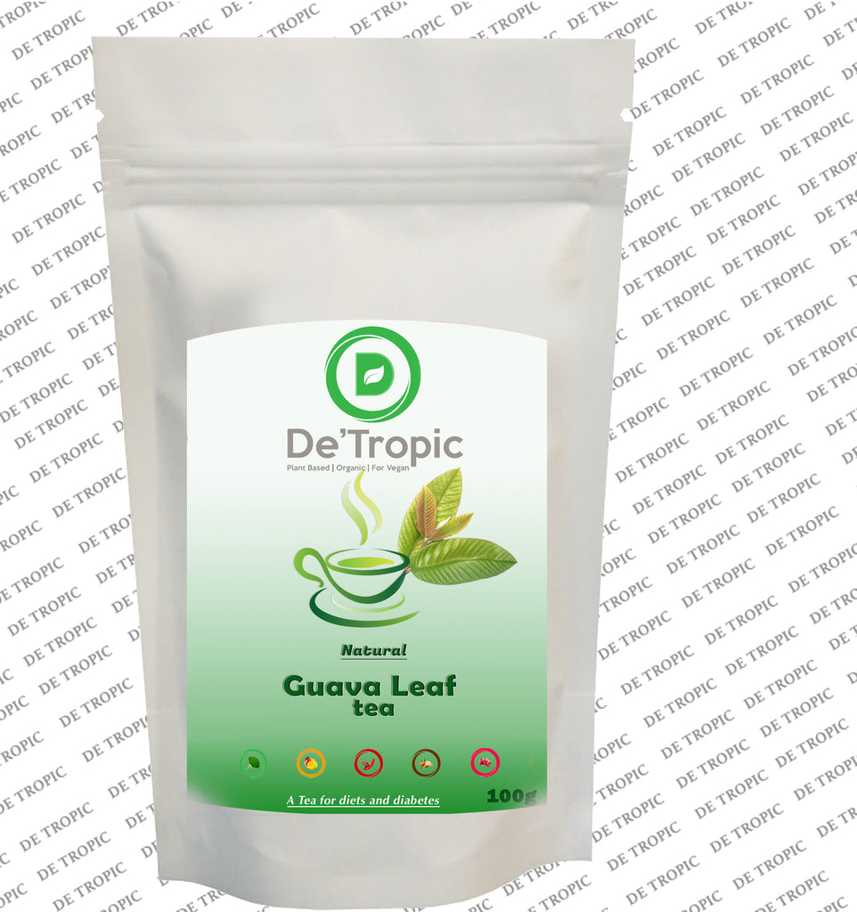 Detropic Guava Leaf Tea Cuts-Antioxidants Rich -Refreshing & Relaxing / 100% Natural from Tropic 100g